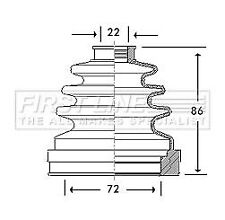 Drive Shaft Bellow Kit Fits