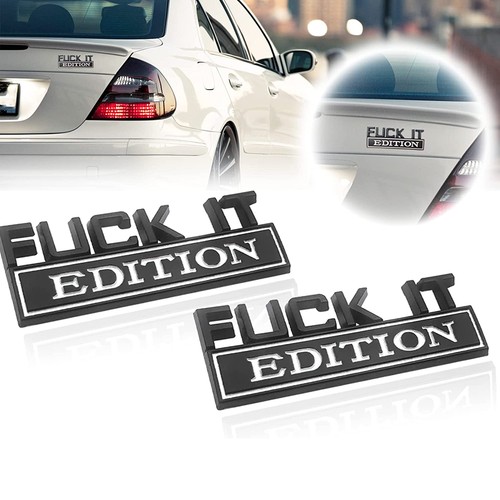 Metal stickers fuck edition - metal, fuck-it